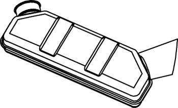 DINEX Koncový tlmič výfuku 68404 Zadný tlmič výfuku SAAB DINEX 68404