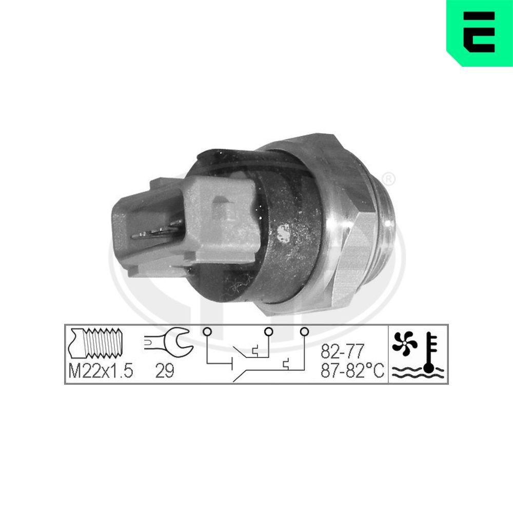 ERA Interruptor de temperatura, ventilador do radiador 330215 ERA 330215 Interruptor de temperatura ventilador do radiador Peugeot 406 Coupe preço