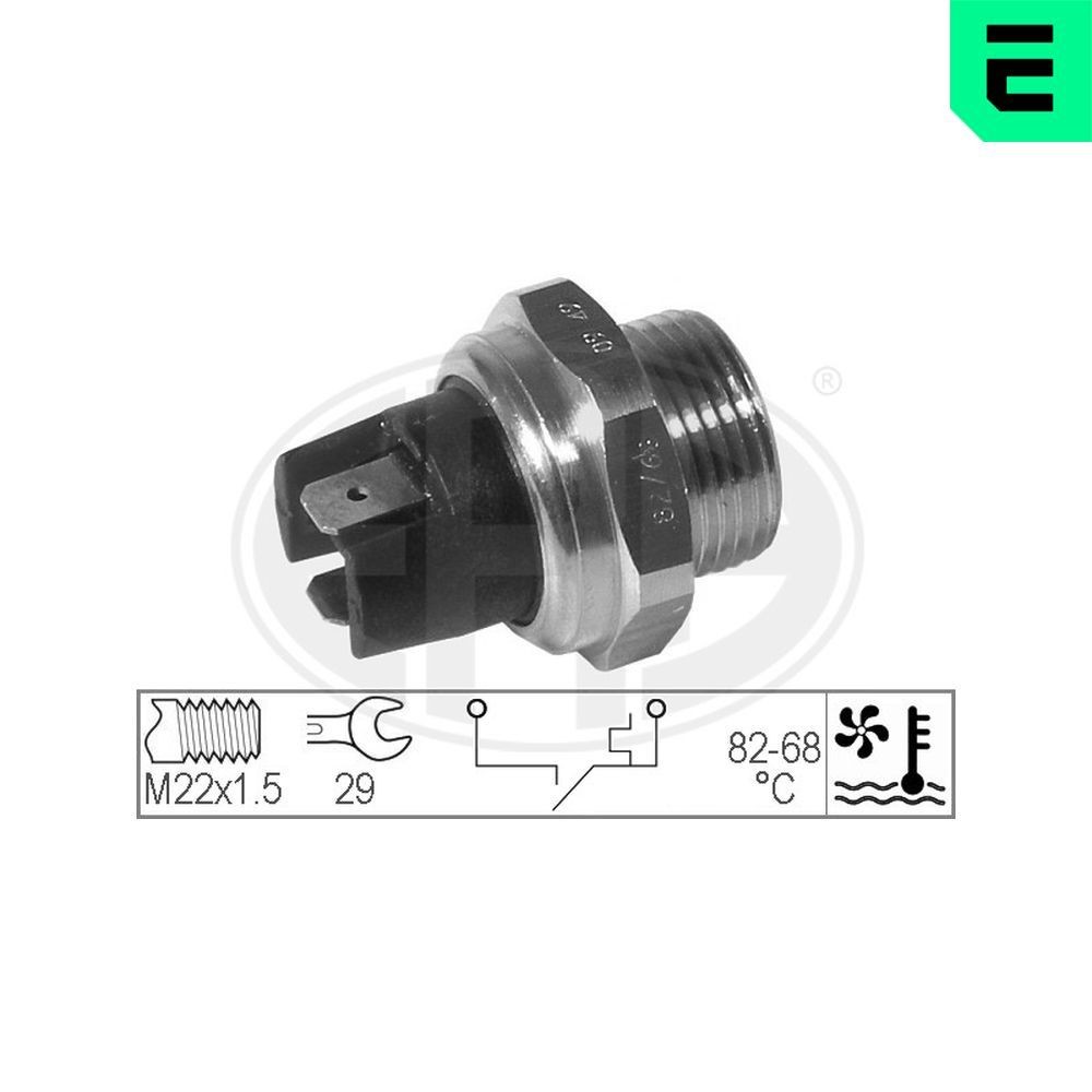 ERA Temperatuurilülitus, radiaatorivent. 330266 Temperatuurilülitus radiaatoriventilaator ERA Peugeot TRAVELLER 330266