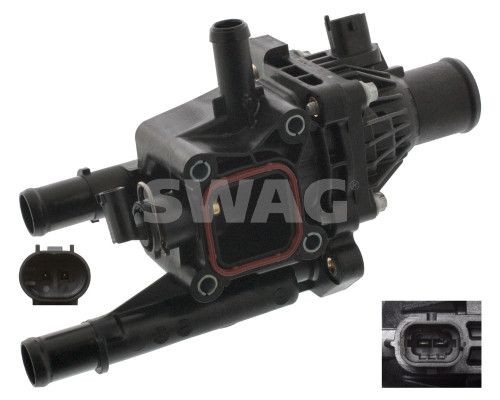 Obal termostatu SWAG 40 93 9145 SWAG 40 93 9145 Termostat OPEL MOKKA 2017