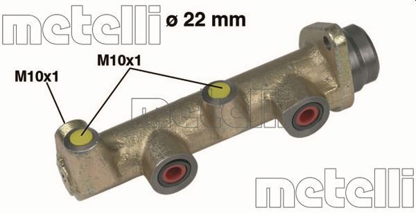 METELLI Hoofdremcilinder 05-0134 Hoofdrem, cilinder METELLI MONDEO 05-0134 goedkoop