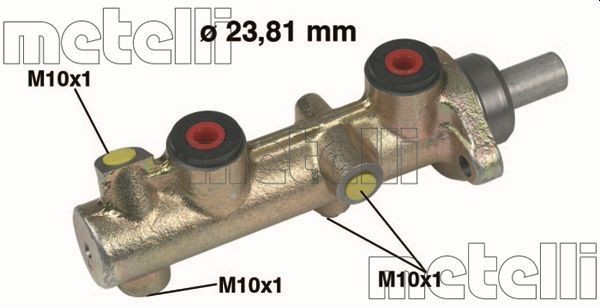 METELLI Galvenais bremžu cilindrs 05-0203 Galvenais bremžu cilindrs METELLI Mitsubishi L 400 05-0203