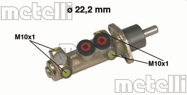 METELLI Hoofdremcilinder 05-0208 METELLI 05-0208 Hoofdremcilinder Lancia Beta Spider aan een voordelige prijs