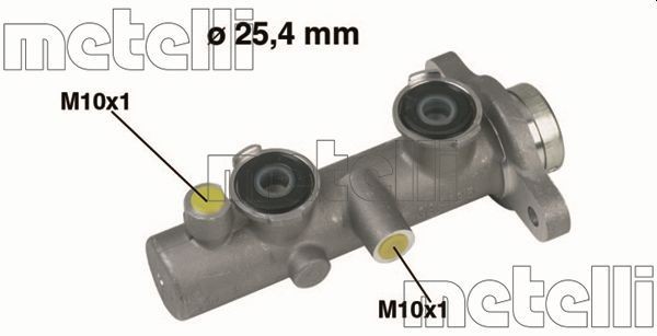 METELLI Peapiduri silinder 05-0249 METELLI 05-0249 Piduri peasilinder Nissan Primera P10 Hatchback hind