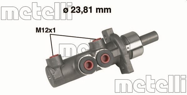 METELLI Hoofdremcilinder 05-0280 Audi A5 Hoofdrem, cilinder METELLI 05-0280