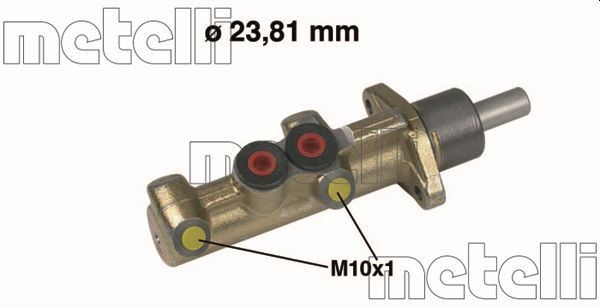 METELLI Bremsehovedcylinder 05-0298 05-0298 Hovedbremsecylinder MERCEDES-BENZ T1 Bus METELLI