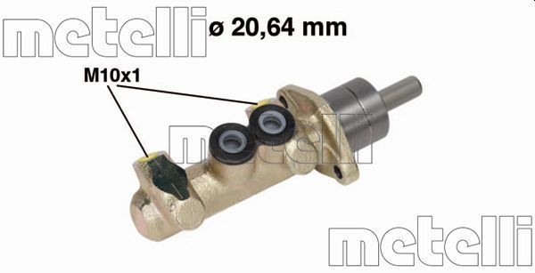 METELLI Bremsehovedcylinder 05-0340 METELLI 05-0340 Hovedcylinder til bremsesystem Lancia Kappa Coupe billig
