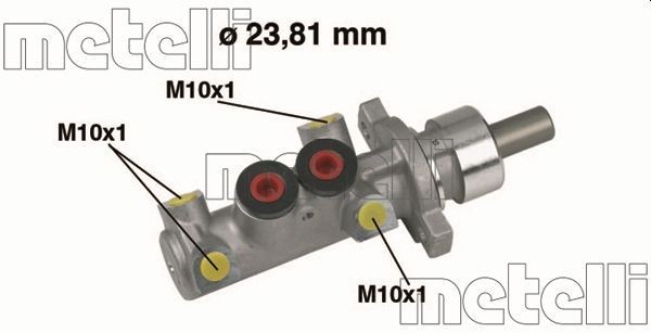 METELLI Hovedbremsesylinder 05-0361 METELLI 05-0361 Hovedbremsesylinder