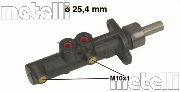 Maître-cylindre de frein METELLI 05-0473 METELLI 05-0473 Maître-cylindre de frein Volkswagen LT 1999