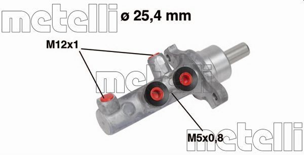 METELLI Maître-cylindre de frein 05-0569 Vauxhall CORSA Cylindre de frein METELLI 05-0569