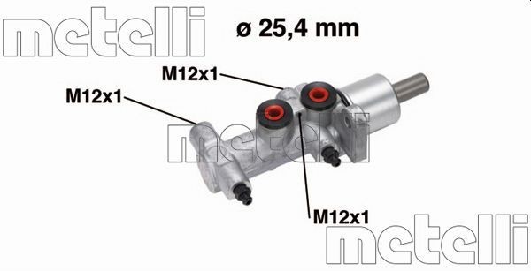 METELLI Hlavný brzdový válec 05-0766 Hlavný brzdový válec METELLI REKORD 05-0766 lacné