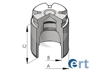 ERT Piston, brake caliper 150523-C NISSAN X-TRAIL ERT brake caliper piston 150523C