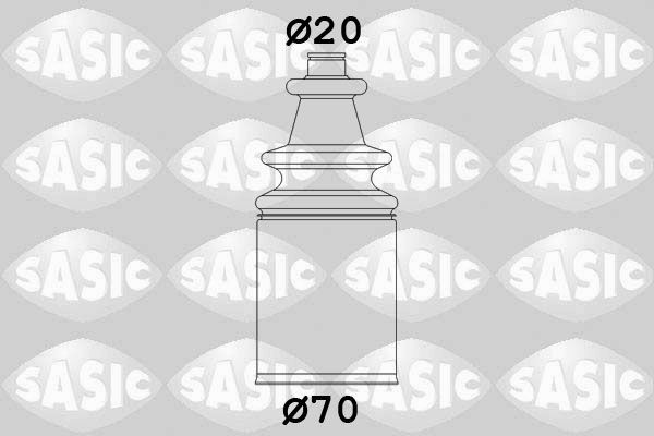 SASIC Drivaksel Manchetsæt 2873833 Drivakselmanchet SASIC Hyundai TUCSON 2873833