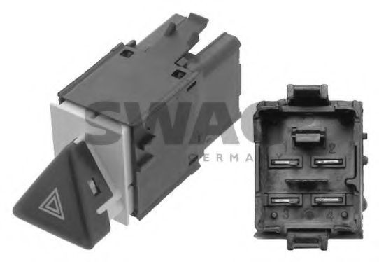 SWAG Interruptor piscas de emergência 32 93 8646 32 93 8646 Interruptor piscas de emergência SWAG FIAT MAREA