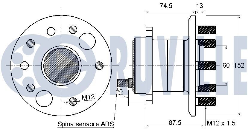 RUVILLE Kamkedja 3466006 3466006 Kamkedja RUVILLE FORD B-MAX