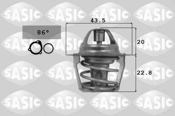 SASIC Termostaat, Jahutusvedelik 9000106 Termostaat SASIC E-klass 9000106 odav