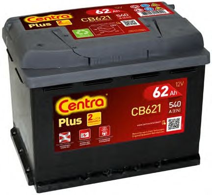 Starterbatteri CENTRA CB621 CENTRA Plus CB621: Bilbatteri Daewoo KALOS 2020
