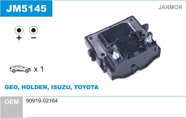 JANMOR Πολλαπλασιαστής JM5145 JM5145 Πολλαπλασιαστής TOYOTA URBAN CRUISER JANMOR