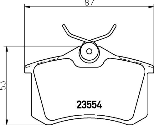 MINTEX Bremseklodser MDB1377 MDB1377 Bremseklods SKODA CITIGO MINTEX
