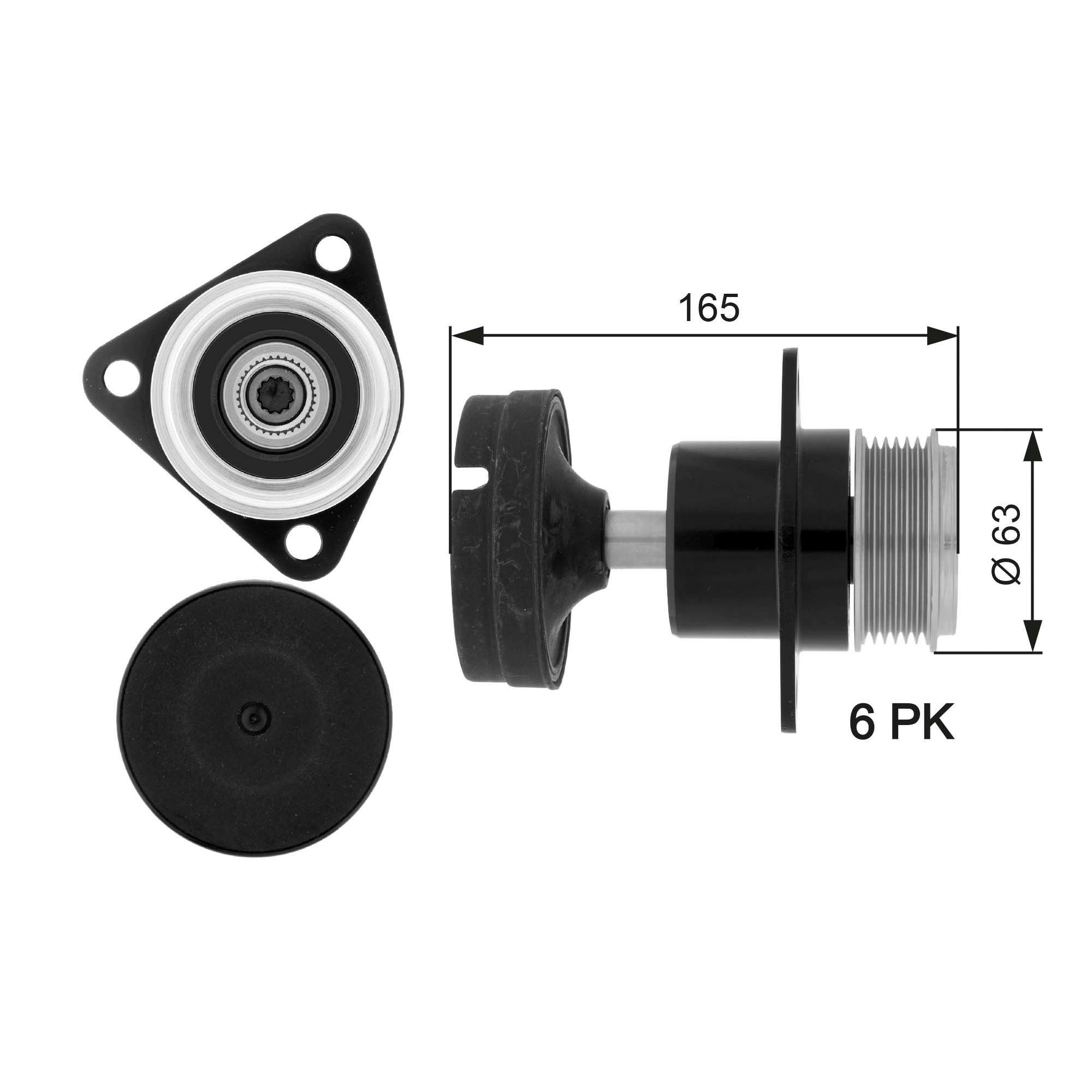 GATES Vapaakytkin OAP7050 GATES DriveAlign OAP7050 Vapaakytkin