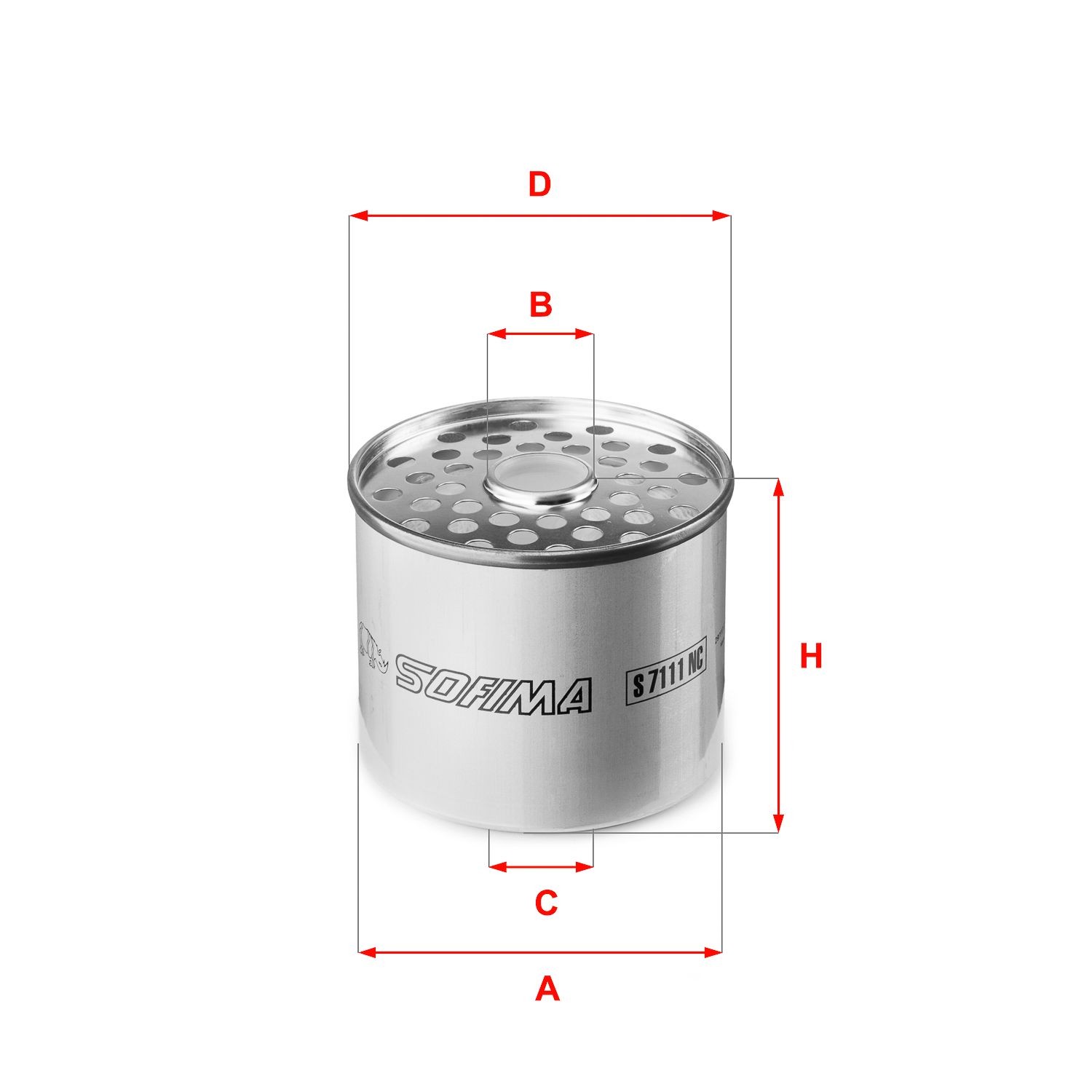 SOFIMA Filtro carburante S 7111 NC SOFIMA S 7111 NC Filtro carburante