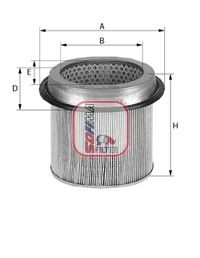 SOFIMA Filtro de ar S 7171 A S 7171 A Filtro de ar HYUNDAI i10 SOFIMA