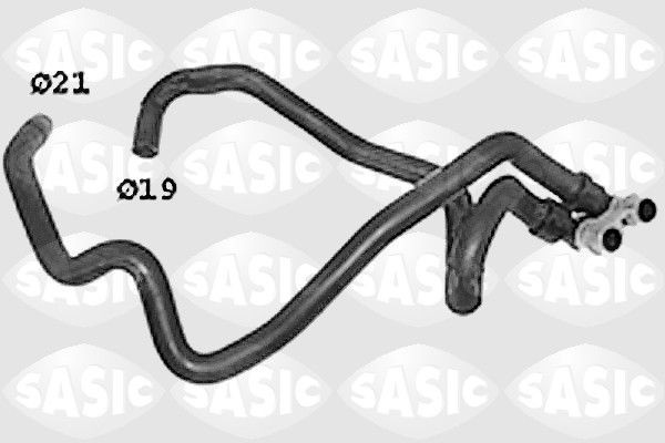 SASIC Tubo flexível do radiador SWH0301 SWH0301 Tubos de radiador SASIC CITROЁN C6