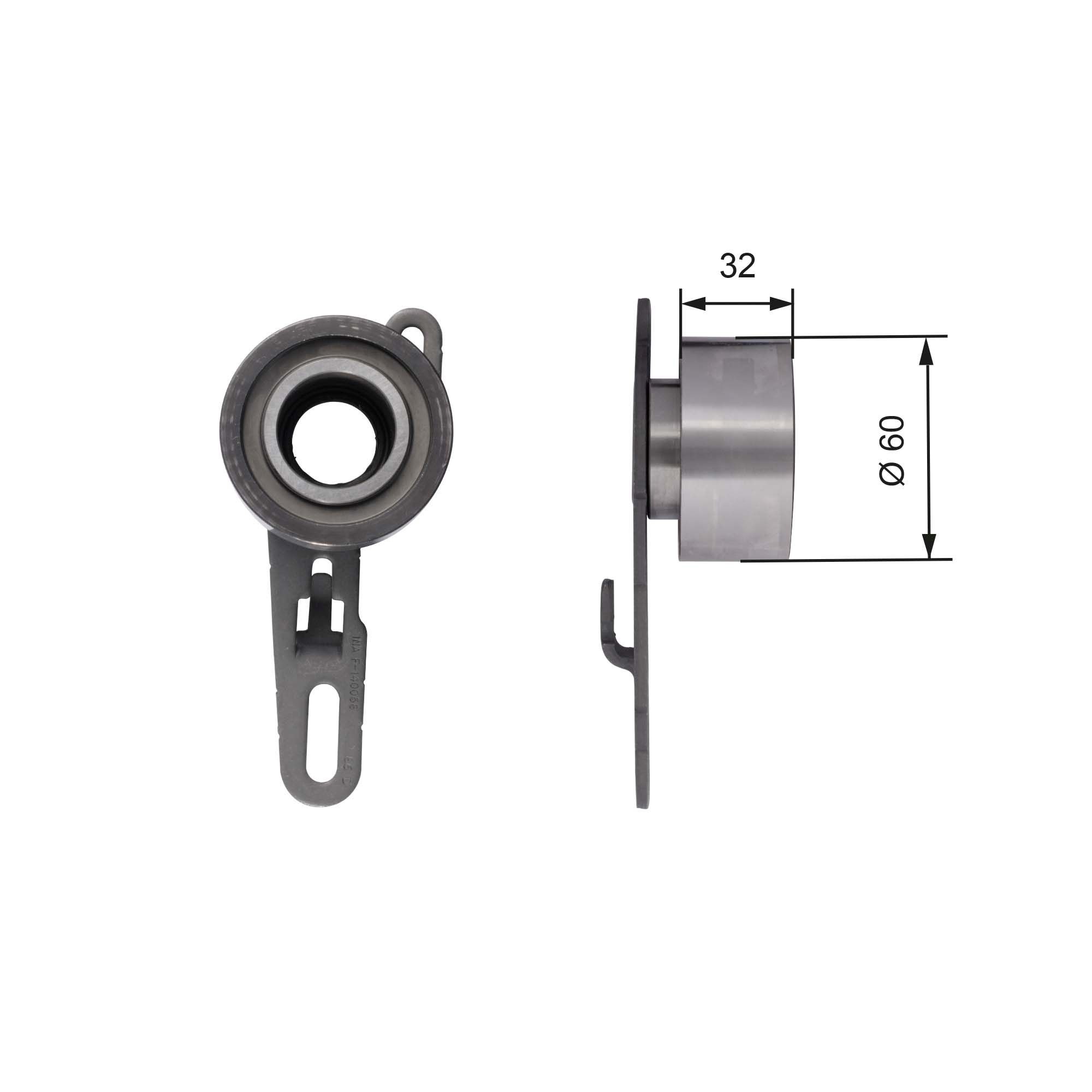 GATES Spännrulle för kamrem T41150 T41150 GATES spännrulle för kamrem Ford GALAXY