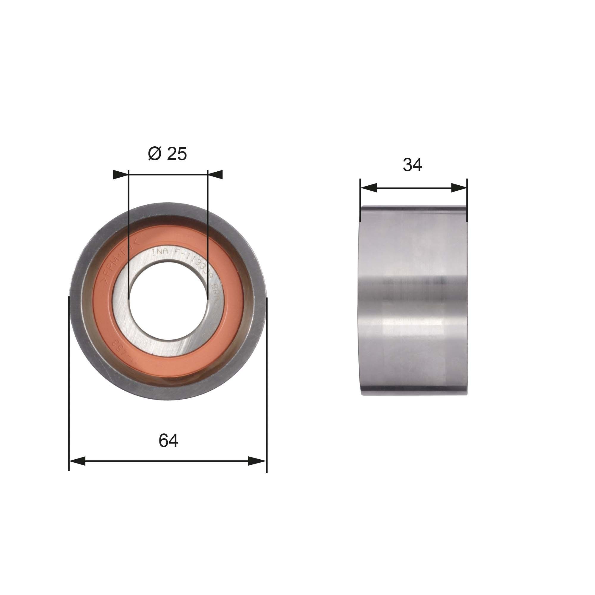GATES Rolo tensor, correia dentada T41234 GATES T41234 Rolo tensor, correia dentada Trafic I Camião de plataforma/Chassis (PX) preço