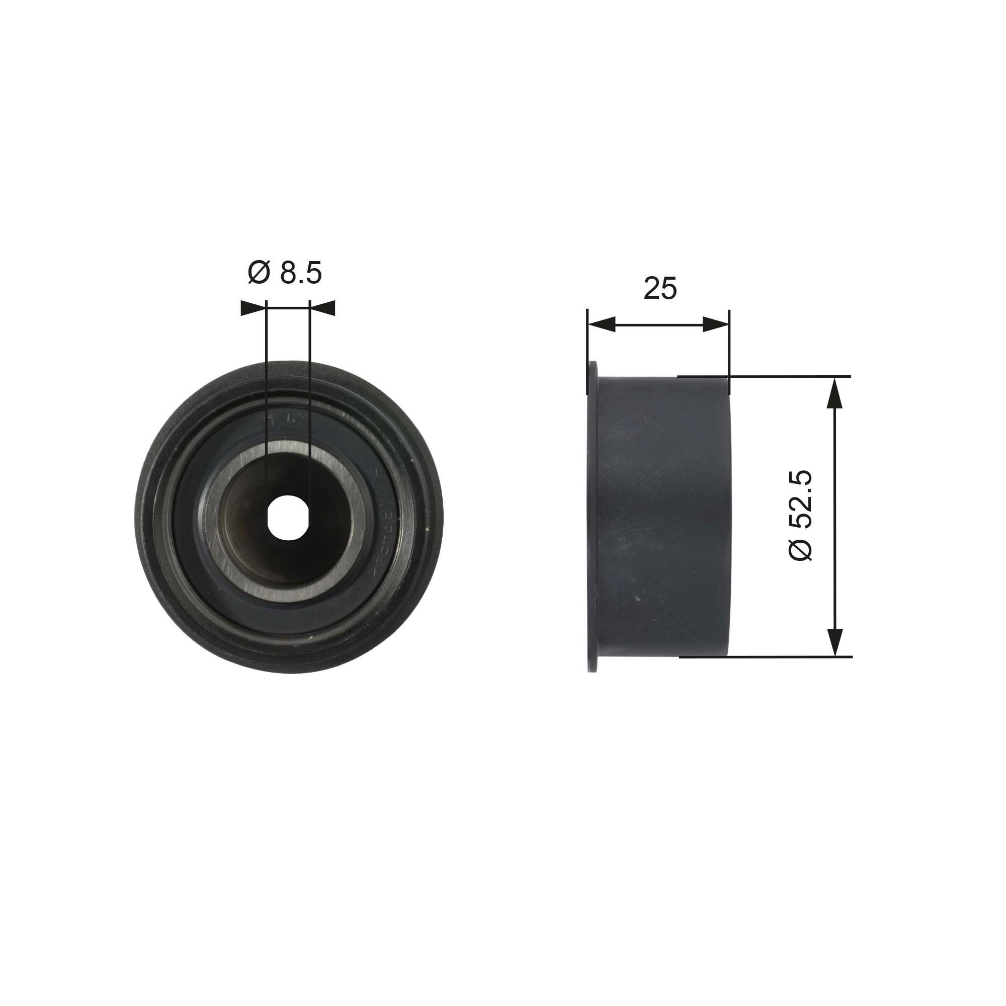 GATES Polia de desvio / de guia, correia dentada T42076 GATES T42076 Polia de desvio / de guia, correia dentada Zafira A preço