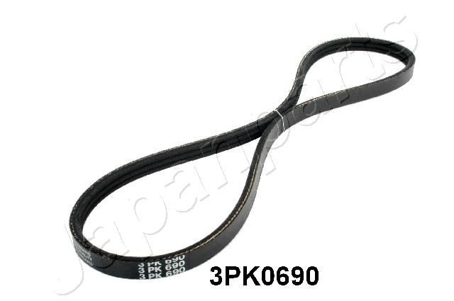 JAPANPARTS Keilrippenriemen DV-3PK0690 Rippenriemen JAPANPARTS TIGRA DV-3PK0690 günstig
