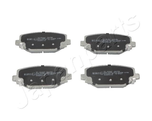 JAPANPARTS Bremseklodser PP-908AF Bremseklodser JAPANPARTS MAREA PP-908AF billig