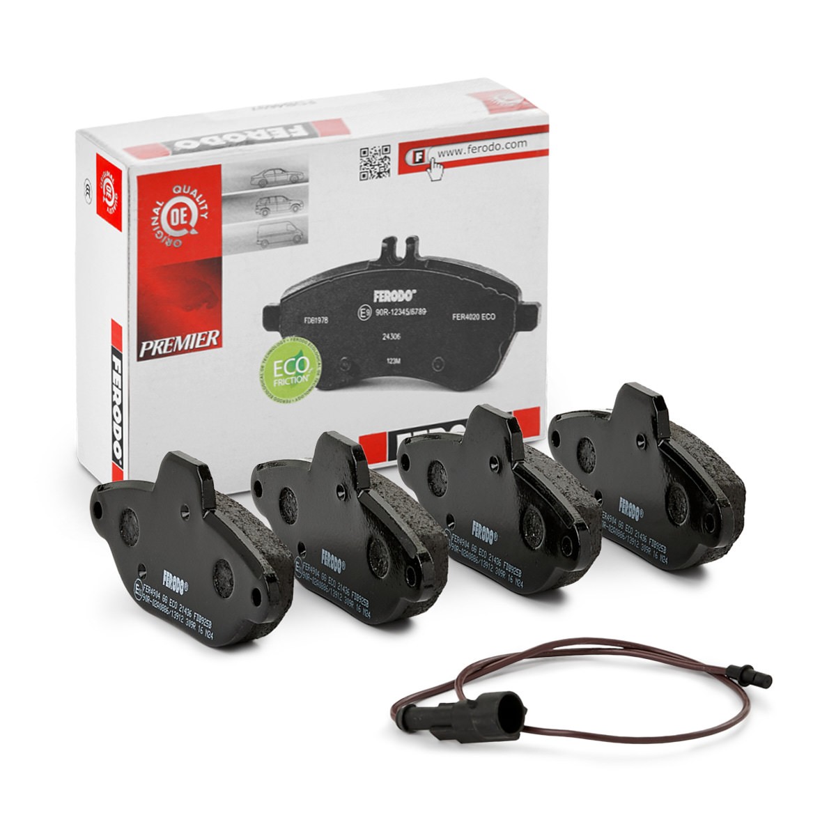 Brake pad set FERODO FDB925B FERODO PREMIER FDB925B Fiat SEICENTO 2008 Brake pad set price
