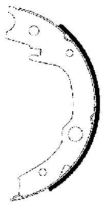 TEXTAR Handbromsbackar 91063200 91063200 TEXTAR elektrisk handbroms Toyota C-HR