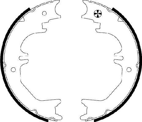 TEXTAR Bremžu loku kompl., Stāvbremze 91066200 Bremžu loku stāvbremze TEXTAR CELICA 91066200 lēti