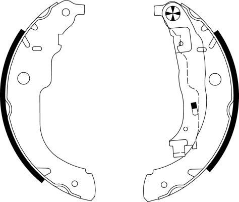 TEXTAR Bromsbacksats 91067200 91067200 TEXTAR bromsbacksats PEUGEOT 208
