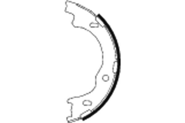 TEXTAR Handbremsbeläge 91068100 91068100 TEXTAR SMART Handbremse vorne und hinten