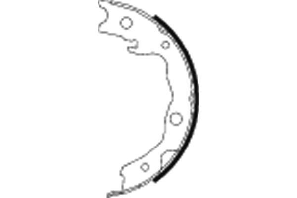 TEXTAR Handbrake shoes 91068200 TEXTAR 91068200 Handbrake shoes - LEXUS HS 250h brakes parts