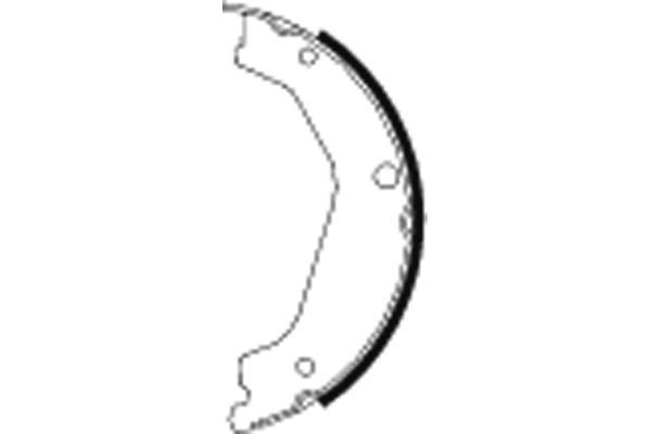 TEXTAR Bremseskosett, håndbrems 91068400 Håndbrekk TEXTAR Hyundai i30 91068400