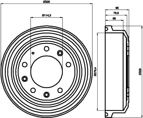 TEXTAR Tambour de frein 94021800 TEXTAR 94021800 Tambour de frein Land Rover Defender L316 prix