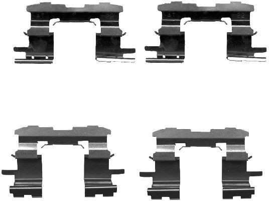 TEXTAR Kit accessori, pastiglia freno 82075300 TEXTAR 82075300 costo Kit accessori, pastiglia freno TOYOTA Echo Sedan (_P1_) originale