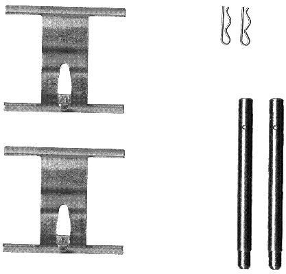 TEXTAR Monteringssett, bremseklosser 82076600 82076600 TEXTAR Tibehørsett, skivebremse belegg Lexus billige