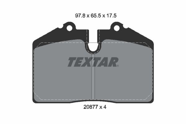 TEXTAR Remblokken 2087709 TEXTAR 2087709 Remblokken MASERATI Grecale (M182) FOLGORE Q4 500 Pk 2024