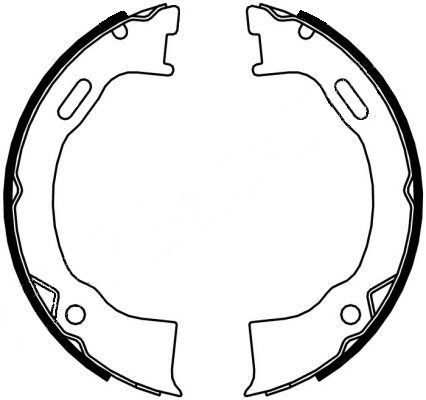 TEXTAR Handbrake shoes 91071500 TEXTAR 91071500 genuine Mazda Tribute EP handbrake brake pads price