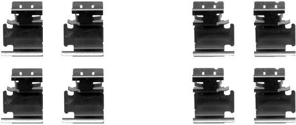 TEXTAR Lisakomplekt, ketaspiduriklotsid 82054300 TEXTAR 82054300 Lisakomplekt, ketaspidurikate Toyota Corolla NRE180 hind