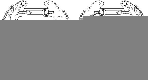 TEXTAR Remmenset, trommelrem 84065402 Opel ZAFIRA Trommelrem TEXTAR Shoe Kit Pro 84065402
