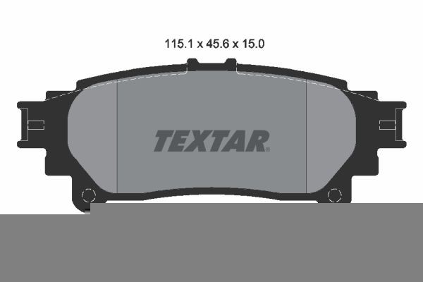 TEXTAR Bremseklosser 2491801 TEXTAR 2491801 Bremseklosser Toyota Sienna ASL3 billige