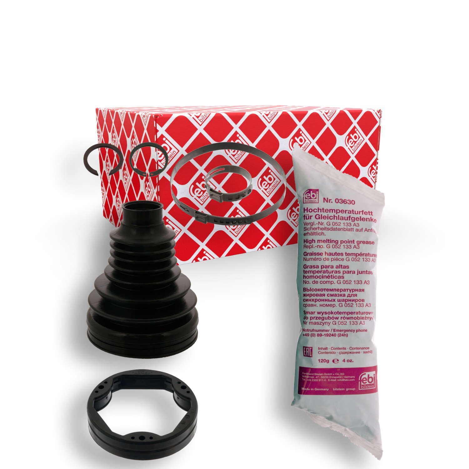 FEBI BILSTEIN Jeu de joint-soufflet, arbre de commande 44151 FEBI BILSTEIN 44151 Jeu de joints-soufflets arbre de commande Nissan JUKE d'origine