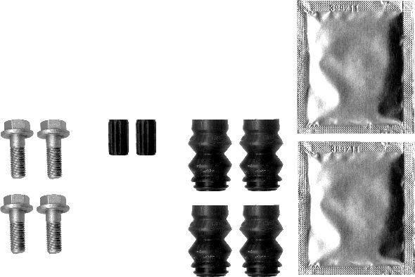 TEXTAR Geleidehulzenset, remklauw 82063800 Remklauw reparatieset PEUGEOT TEXTAR 82063800