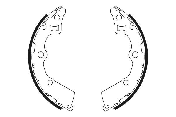 TEXTAR Piduriklotside komplekt 91072900 Trummelpiduriklotsid TEXTAR Mercedes-Benz S-klass 91072900